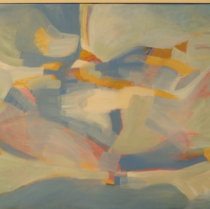 Aves, acrílico sobre lienzo, 2023, colección privada