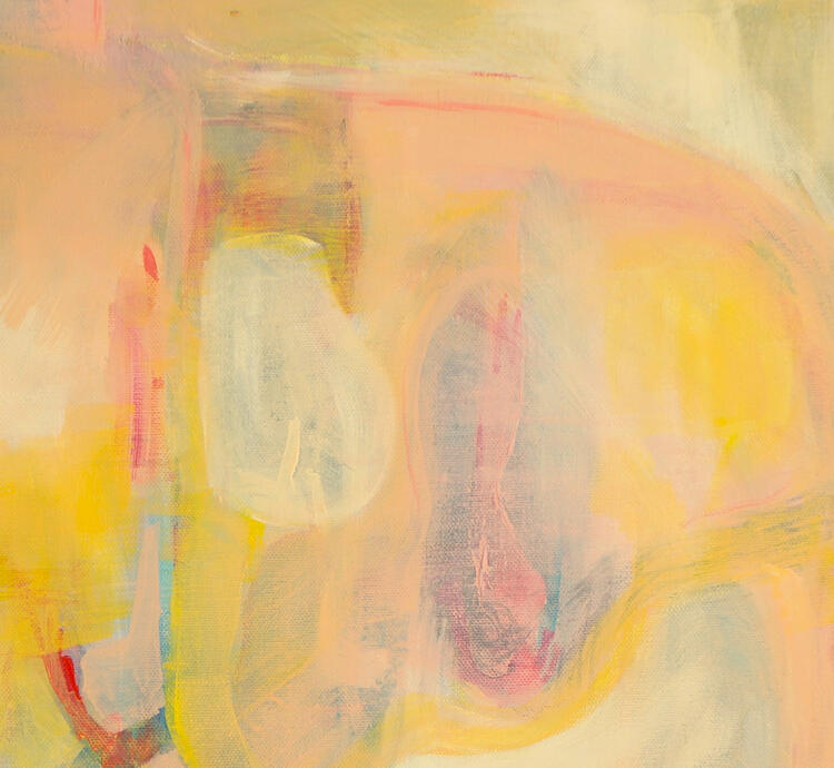 El elefante, acrílico sobre lienzo, 2023