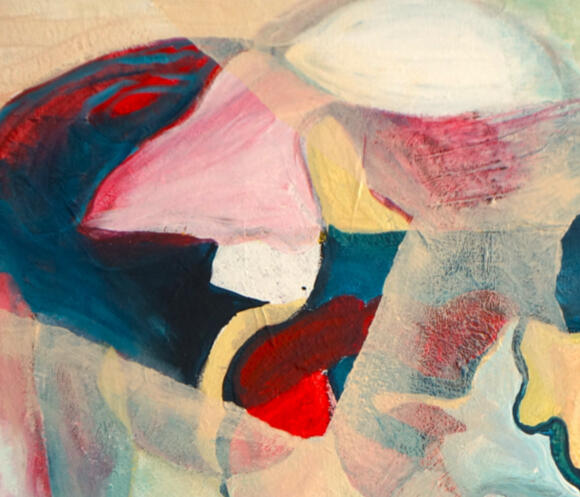 Primera mezcla, acrílico sobre lienzo, 2019