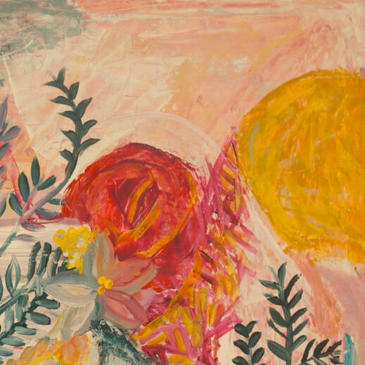 Una mañana todas las mañanas, acrílico sobre papel, 2018